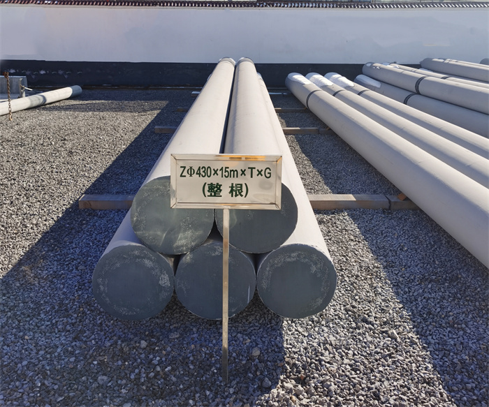 西双版纳430×15米×T×G终端电线杆